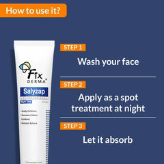 Fix Derma Salyzap Night-time Lotion | Effective Spot Treatment to Calm & Heal Acne (20ml)