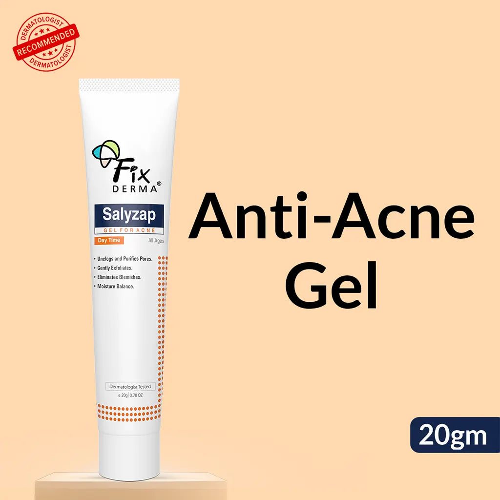 Fix Derma  Salyzap Day Time Gel  | A Step-Ahead Formulation for Acne-Prone Skin(20g)