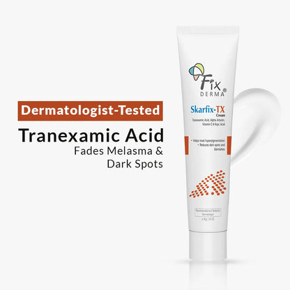 Fix Derma  Skarfix-TX Cream | Effective treatment for melasma and dark spots (30g).