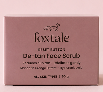 Foxtale Reset Button De-Tan Face Scrub (50 g)