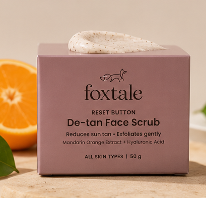 Foxtale Reset Button De-Tan Face Scrub (50 g)