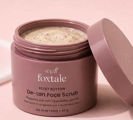 Foxtale Reset Button De-Tan Face Scrub (50 g)