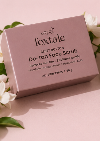 Foxtale Reset Button De-Tan Face Scrub (50 g)