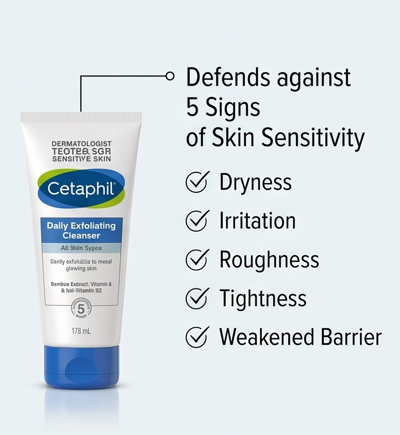 Cetaphil Daily Exfoliating Cleanser (178 mL)