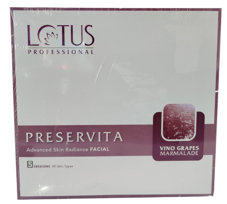 Lotus Professional Preservita Advanced 5 Session Skin Radiance Facial Kit- (16g Each)