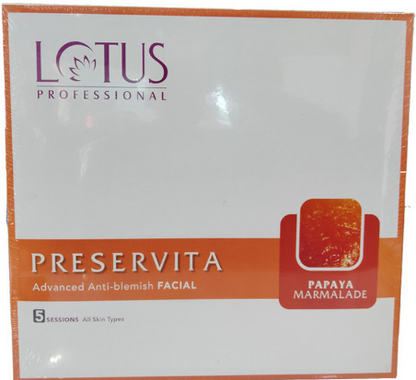 Lotus Professional Preservita Advanced Sensitive Skin Facial Kit - papaya Marmalade