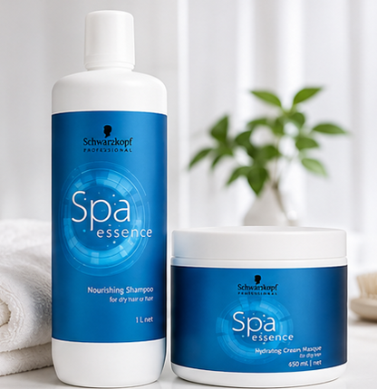 Schwarzkopf Professional SPA Essence Nourishing Shampoo (1000ml) & Hydrating Cream Masque (450ml)