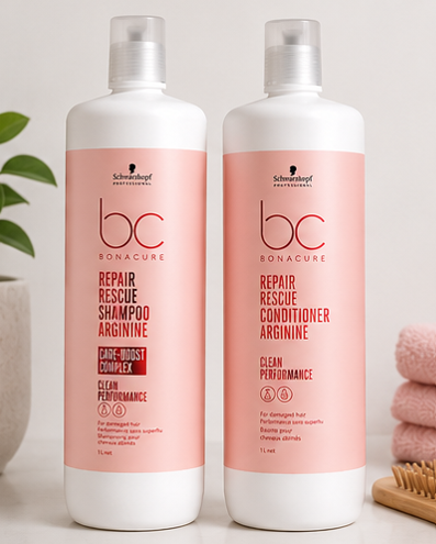 Schwarzkopf Professional Bonacure Repair Rescue Shampoo( 1000ml )& Conditioner(1000ml) Combo