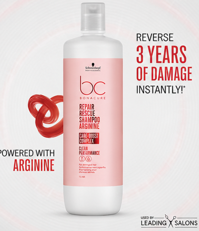 Schwarzkopf Professional Bonacure Repair Rescue Shampoo( 1000ml )& Conditioner(1000ml) Combo