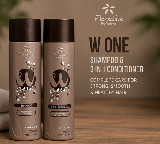 Floractive Profissional W One Shampoo(300 ml) & conditioner(300 ml) Combo