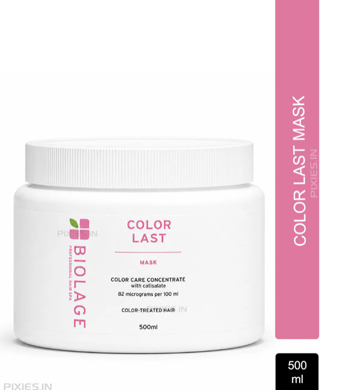 Biolage Colorlast Professional Shampoo (1000ml) & Mask For Color-Treated Hair (500gm) Combo