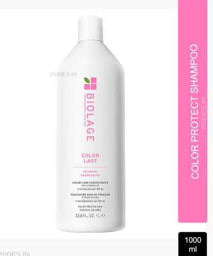 Biolage Colorlast Professional Shampoo (1000ml) & Mask For Color-Treated Hair (500gm) Combo