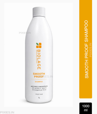 Biolage Smooth Proof Professional Shampoo(1000ml) & Masque (500ml) For Dry And Frizzy Hair Combo
