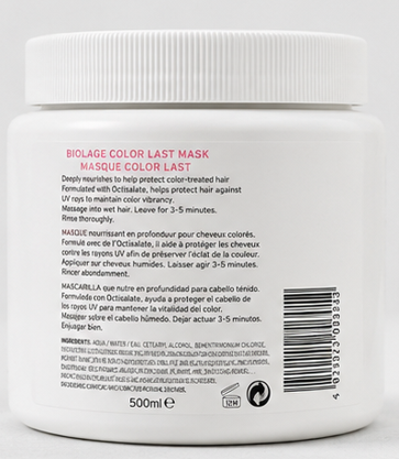Biolage ColorLast Mask For Color-Treated Hair (500gm)
