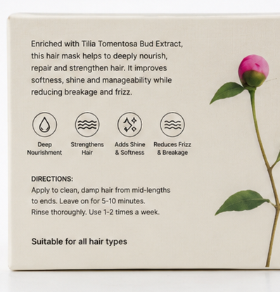 HAIR Professional Repair Tilia Tomentosa Bud Extract Hair Mask | Deep Nourishing & Damage Repair Hair Treatment