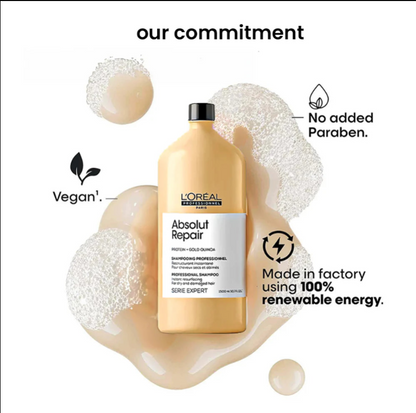 L'Oréal Professionnel Absolut Repair Shampoo  & Mask Combo For Dry and Damaged Hair