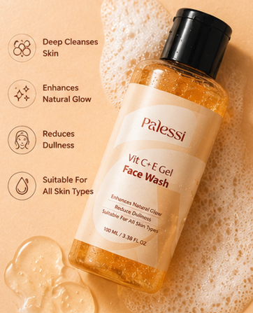 Palessi Vitamin C + E Gel Face Wash