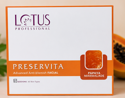 Lotus Professional Preservita Advanced Sensitive Skin Facial Kit - papaya Marmalade