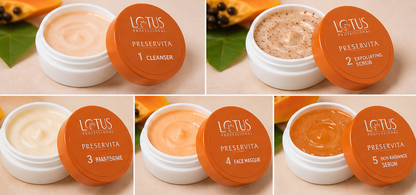 Lotus Professional Preservita Advanced Sensitive Skin Facial Kit - papaya Marmalade