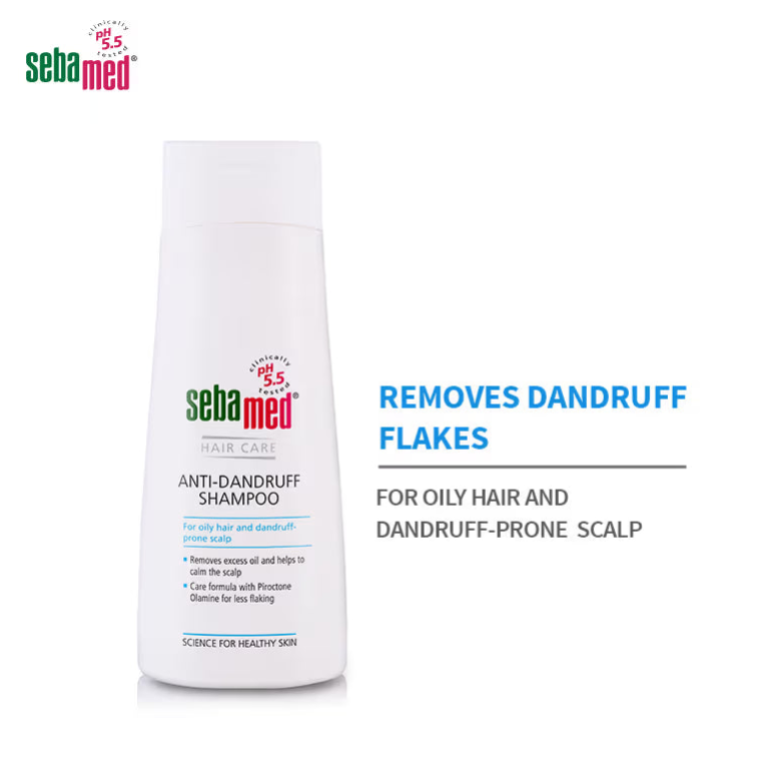 Sebamed Anti Dandruff Shampoo (200ml) & Gentle Facial Cleanser (150 ml) Combo