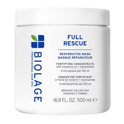 BIOLAGE Full Rescue Shampoo (400ml) & Restorative Mask (500ml) Combo