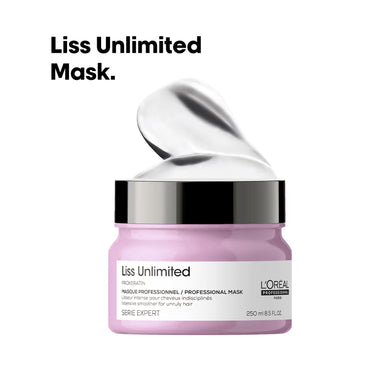 L'OREAL PROFESSIONNEL Liss Unlimited Mask for Frizzy & Unruly Hair  With Pro-Keratin .(250 ml)