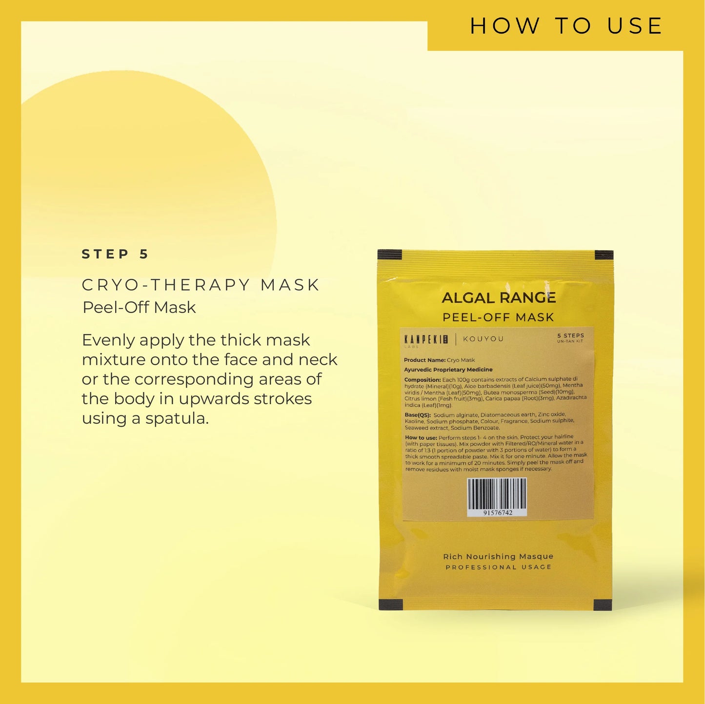 Kanpeki Kouyou 5 Step DeTan Kit - 2 Doses