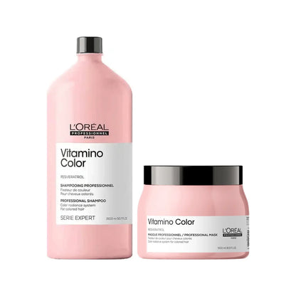 L'OREAL PROFESSIONNEL Vitamino Color Mask & shampoo for Color Protection with Resveratrol
