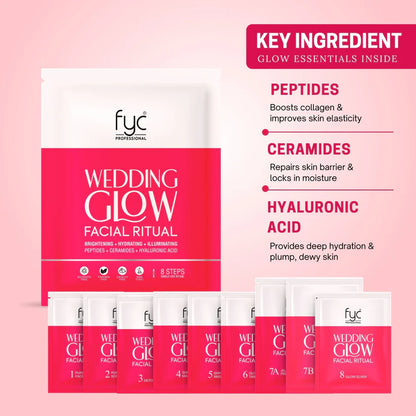 FYC PROFESSIONAL  Wedding Glow Facial Ritual – 8 Step Facial Kit (185g)