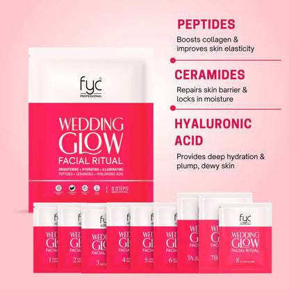 FYC PROFESSIONAL  Wedding Glow Facial Ritual – 8 Step Facial Kit (185g)