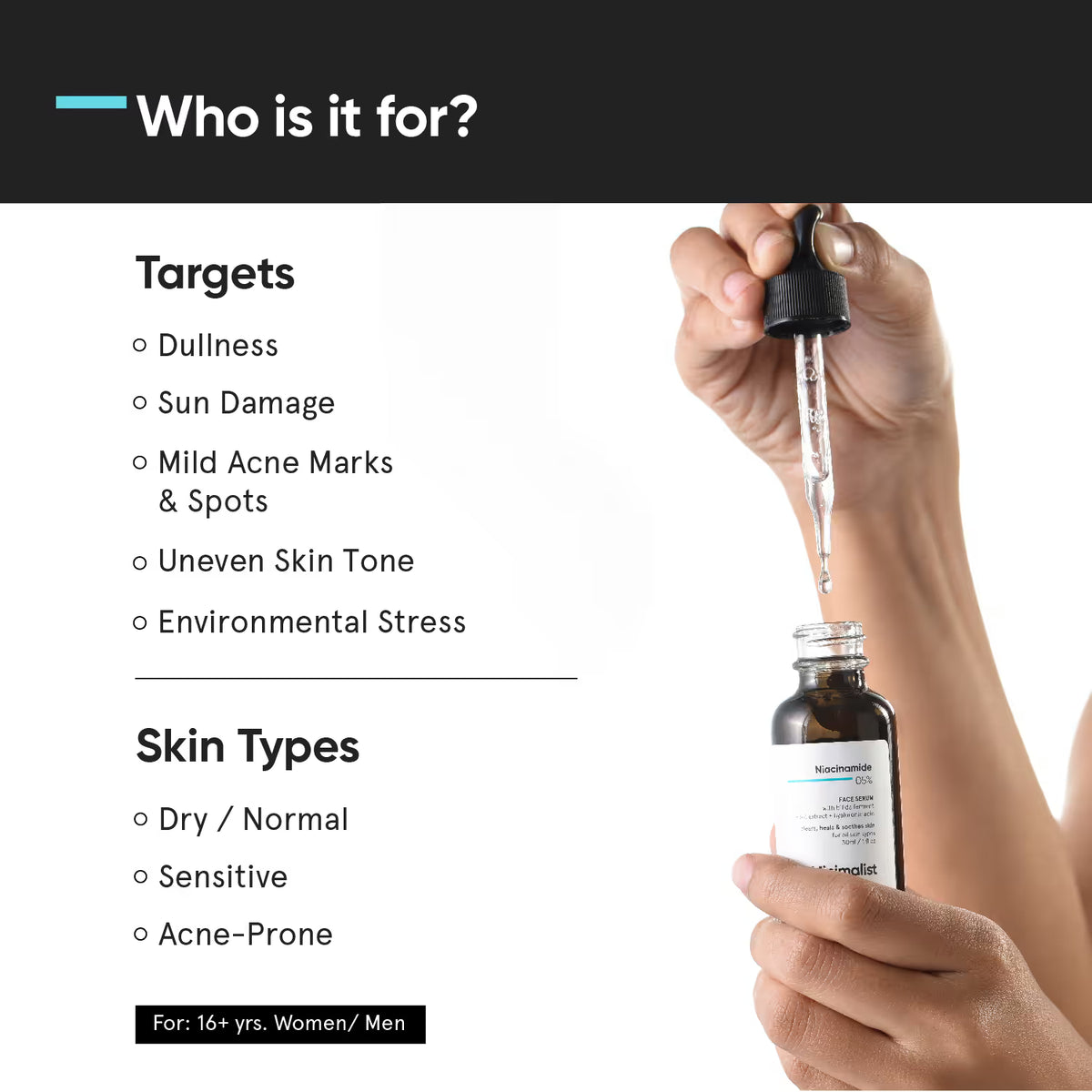 Minimalist 5% Niacinamide Face Serum With Bifida Ferment & Oat Extract For Healing & Soothing Skin (30ml)