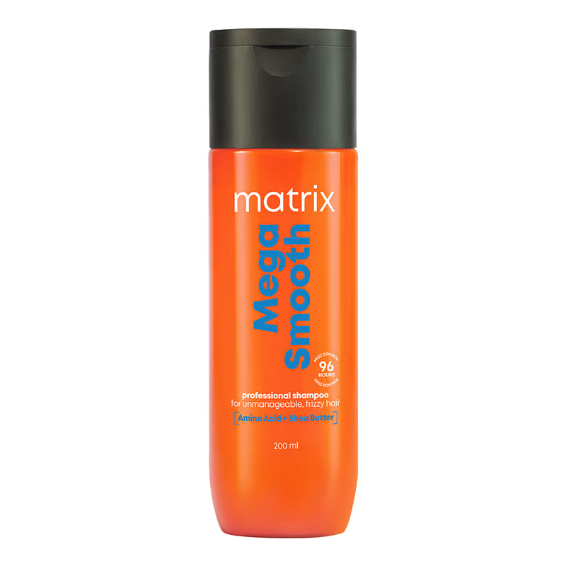 Matrix Mega Smooth Professional Shampoo with Shea Butter & Amino Acids, for Frizzy Hair 350 ml