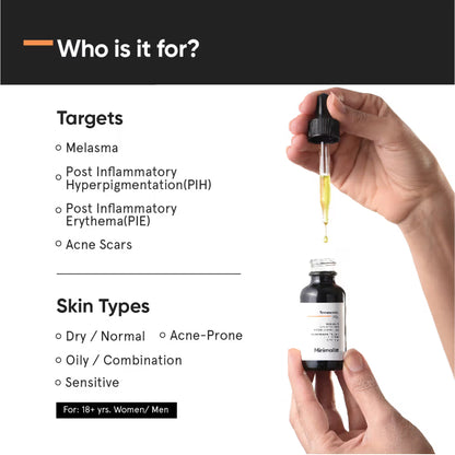 Minimalist 3% Tranexamic Acid Face Serum For Melasma- Acne Scars- Hyperpigmentation Or Erythema (PIH/PIE) (30ml)