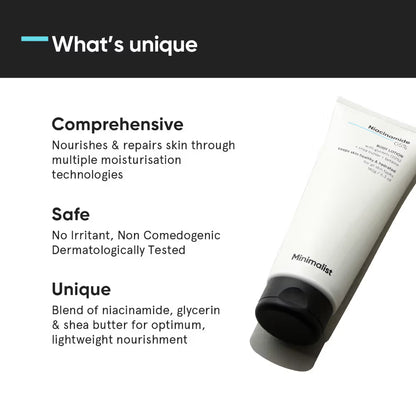 Minimalist 5% Niacinamide Body Lotion With Shea Butter, Glycerine & Betaine (180 g)