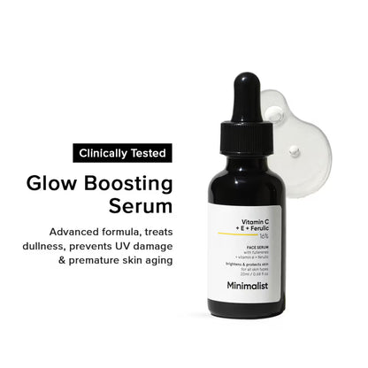 Minimalist Vitamin C + E + Ferulic 16% Face Serum (20ml)