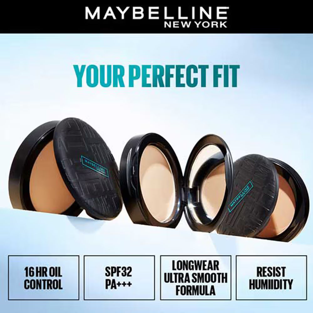 Maybelline New York Fit Me Matte + Poreless Compact Powder (8 g)