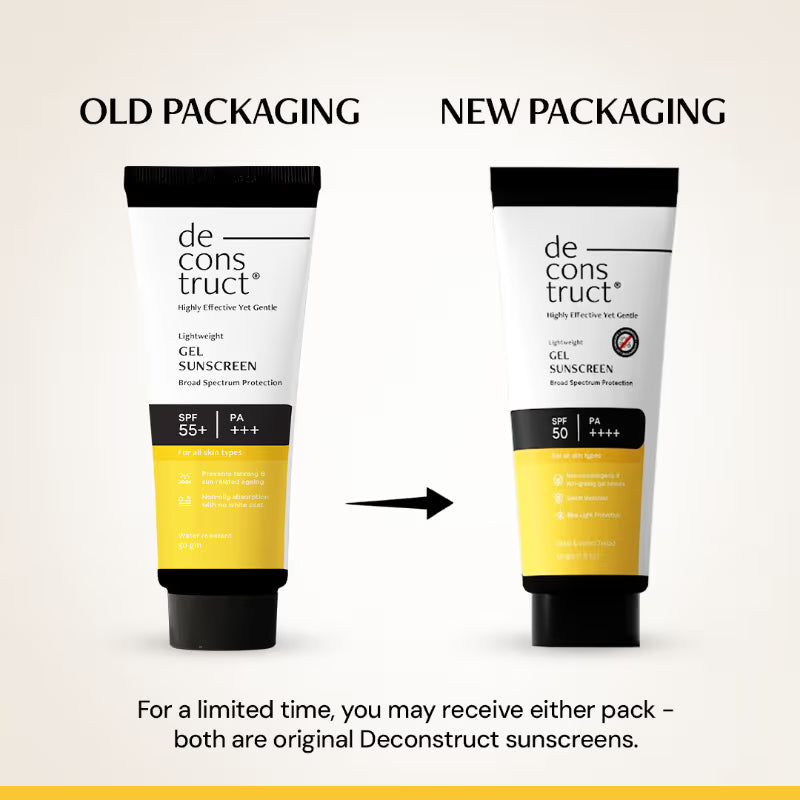 Gel Sunscreen for Oily Skin - SPF 50 PA++++(50 gm) | In-Vivo Tested