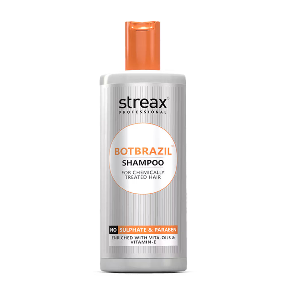 Streax Professional BotBrazil Paraben Free Shampoo for Chemically Treated & Damaged Hair (300ml)