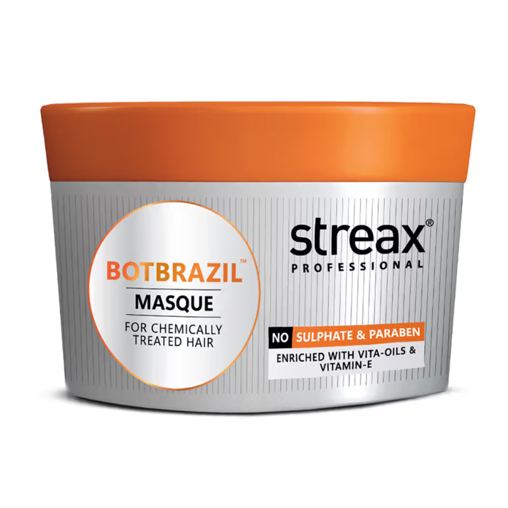 Streax Professional BotBrazil Nourishing Hair Masque for Chemically Treated Hair Repair (200gm)