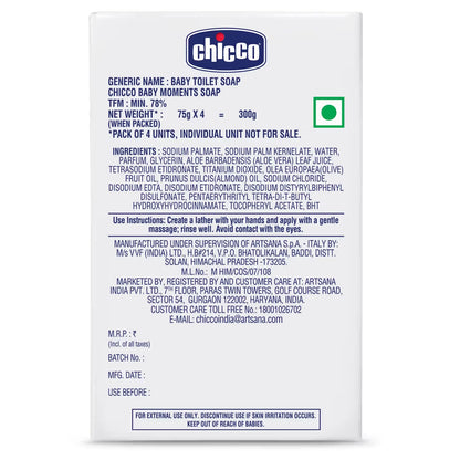 Chicco Baby Moments Soap Buy 3 Get 1 Free