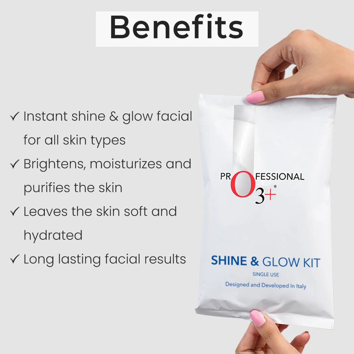 O3+ Shine & Glow Facial Kit  (38g)