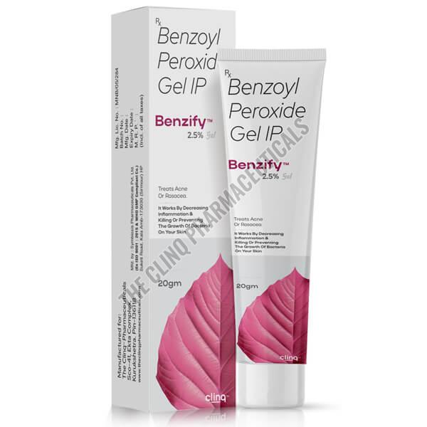 Clinq™ Benzify – Benzoyl Peroxide Gel IP 2.5% (20g)