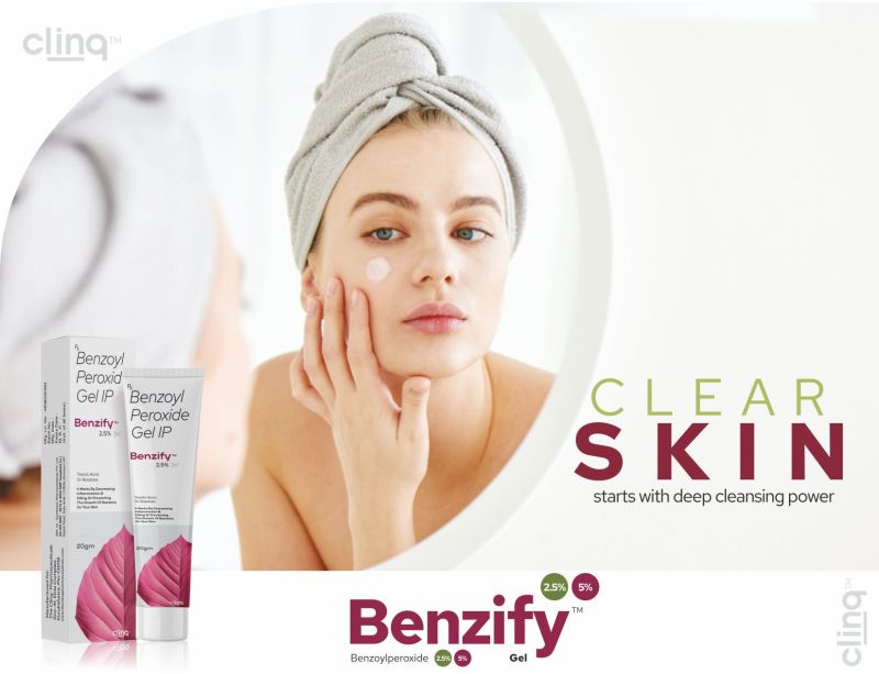 Clinq™ Benzify – Benzoyl Peroxide Gel IP 2.5% (20g)