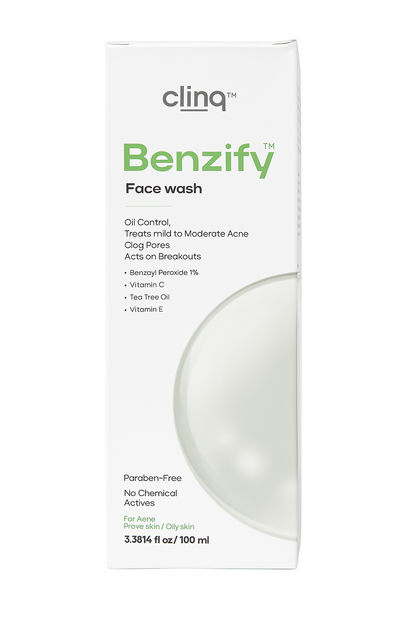 Clinq Benzify Fachwash (100ml).