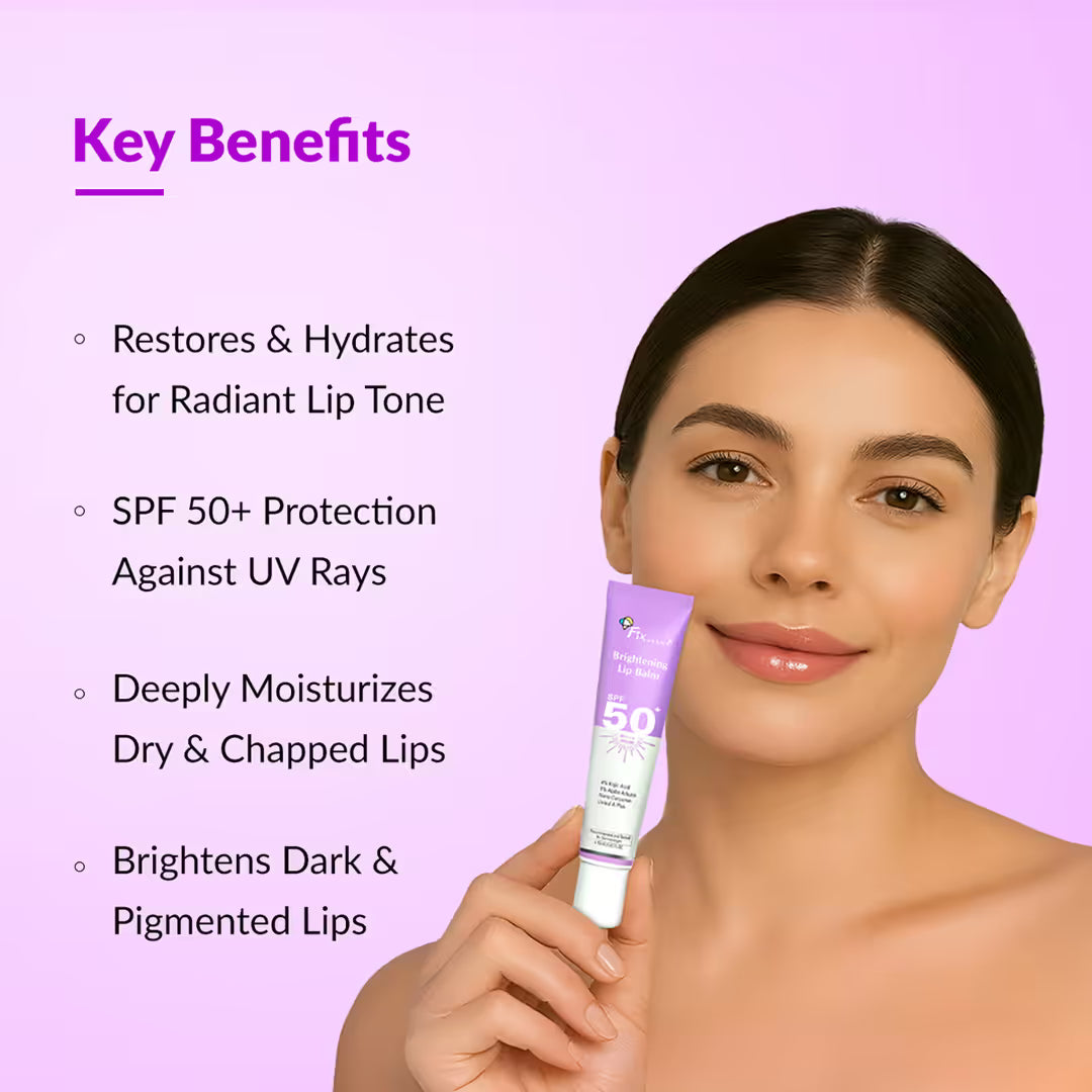 Fixderma 4% Kojic Acid Brightening Lip Balm (15ml)
