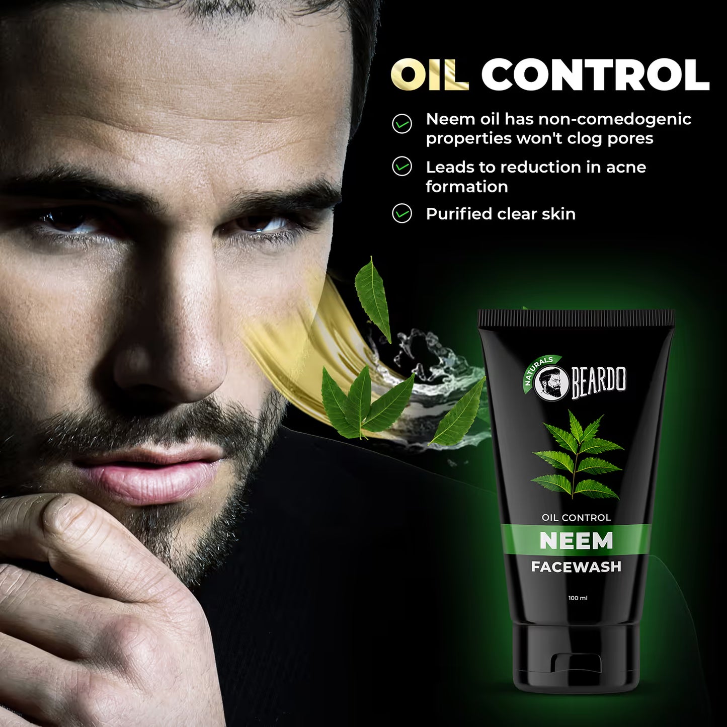 Beardo Neem Facewash for Men(100ml)