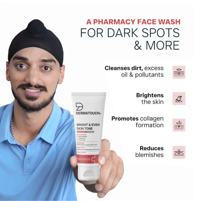 Dermatouch Dailyglow Bright & Even Skin Tone Face Wash (70 g)