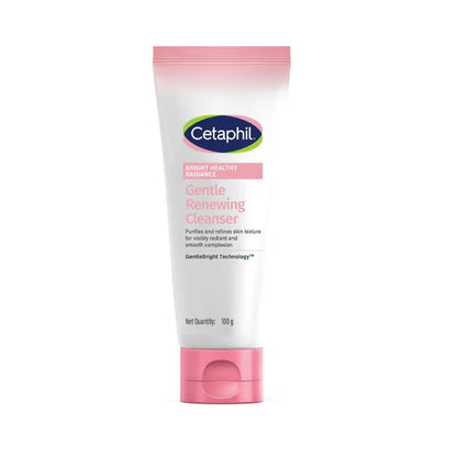 Cetaphil Bright Healthy Radiance Renewing Cleanser, Gently Exfoliates & Brightens, Foaming (100 g)
