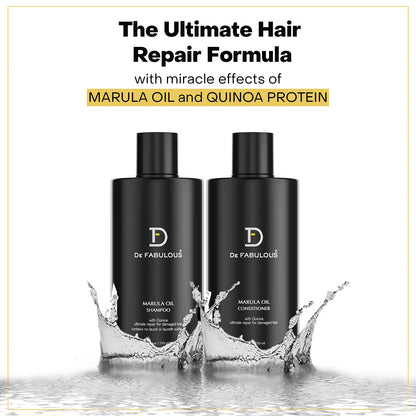 DE Fabulous Marula Oil Shampoo & Conditioner – (250ml + 250ml) Combo