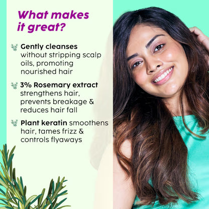Plix Rosemary Anti Hairfall Shampoo & Hair Mask (400ml)